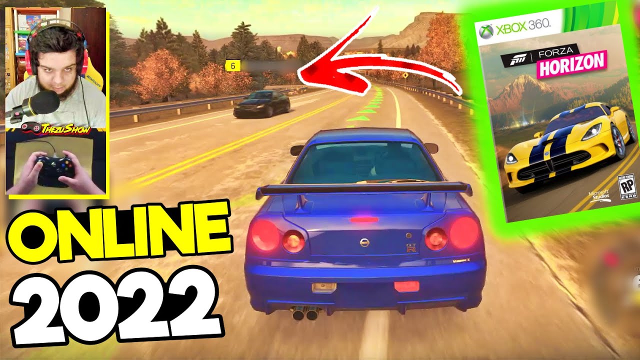 Jogando FORZA HORIZON ONLINE no XBOX 360 em 2022! (Gameplay Multiplayer Teste)