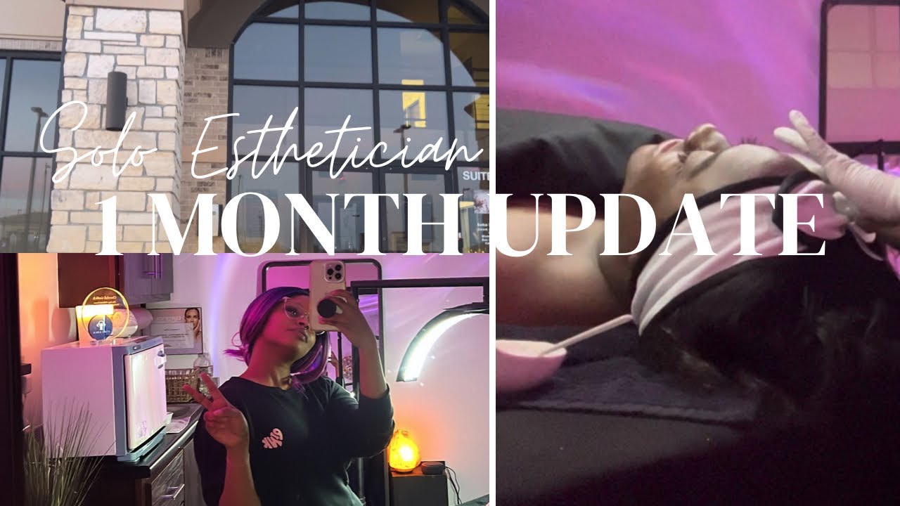 Solo Esthetician Day In The Life | 1 Month Open Update ✨🙌🏾