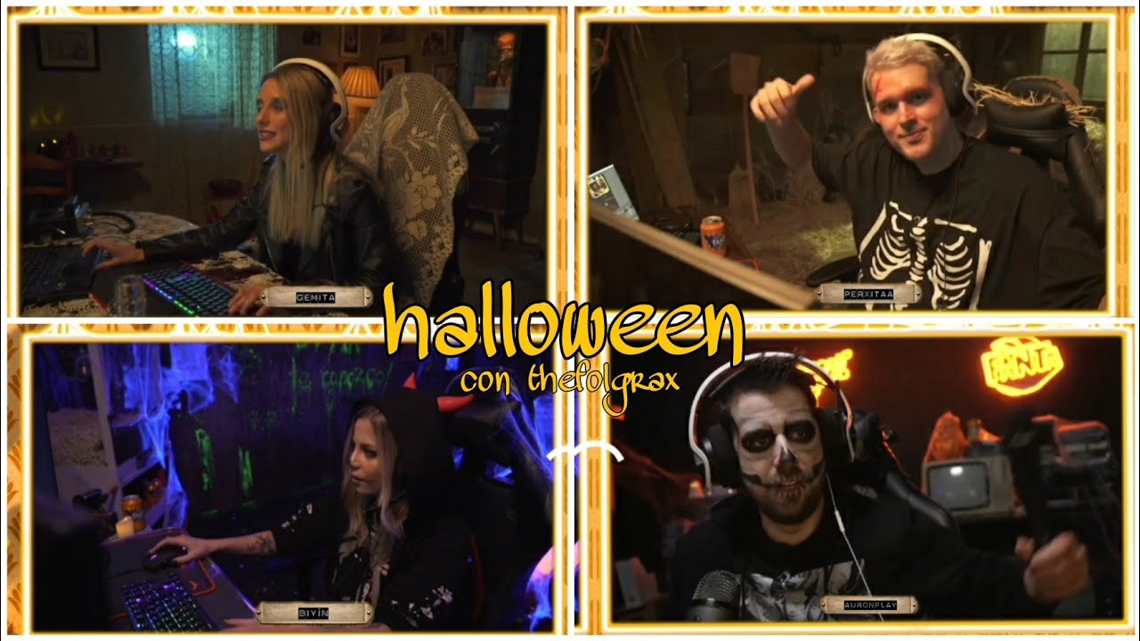 halloween Con Auronplay - Biyin - Nil - gemita - perxitta ( Focus ) Fantasmagoric Night