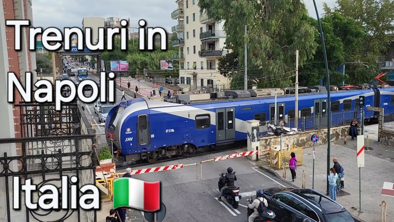 Trenuri in Napoli/ Trains in Naples, Italy🇮🇹 (Agnano)  22-23 Oct 2024