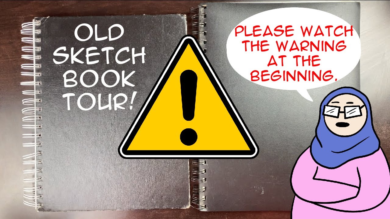📘 OLD SKETCHBOOK TOUR! Looking through my 9th grade sketchbooks! 📔