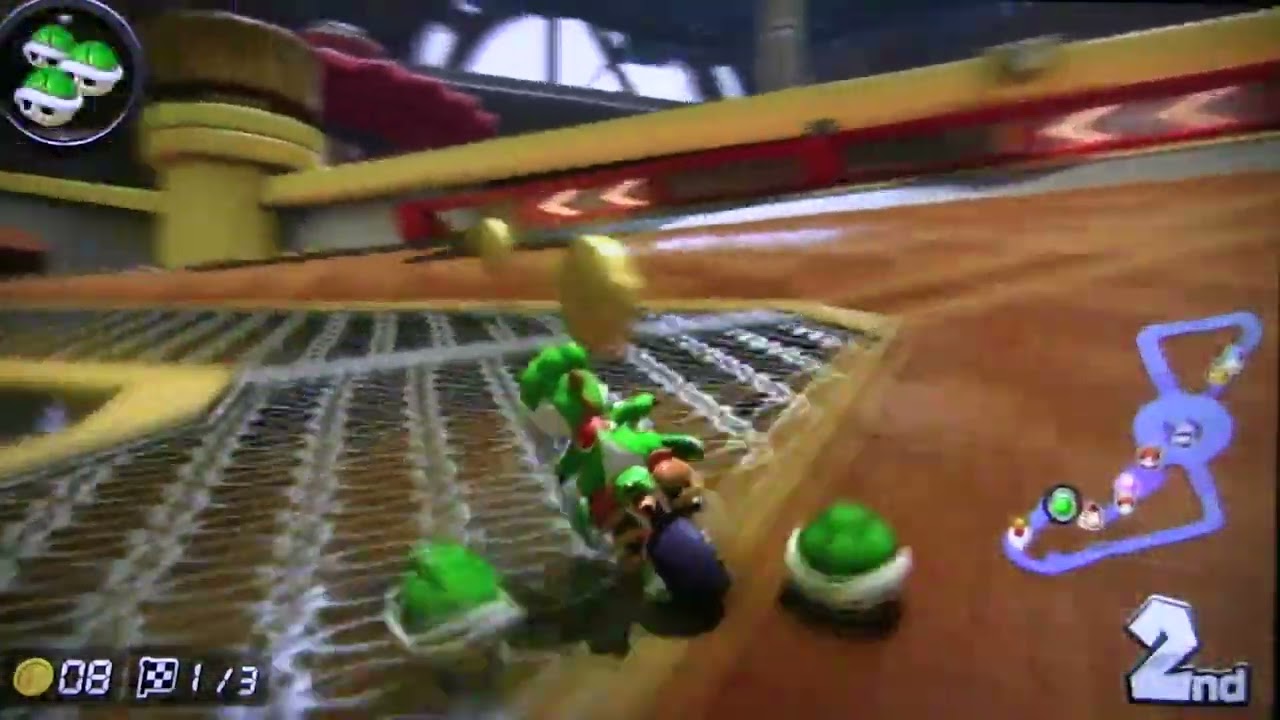 【Quiet Run】Mario Kart 8 – Yoshi & Yoshi Bike (100cc Lightning Cup | Tick‑Tock Clock)