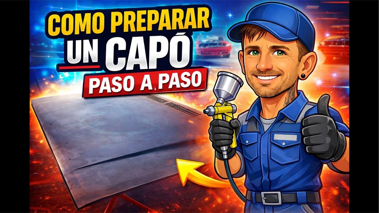 NÃO PINTE ANTES DE VER ISSO! Preparação do Capô do Jeito Profissional
