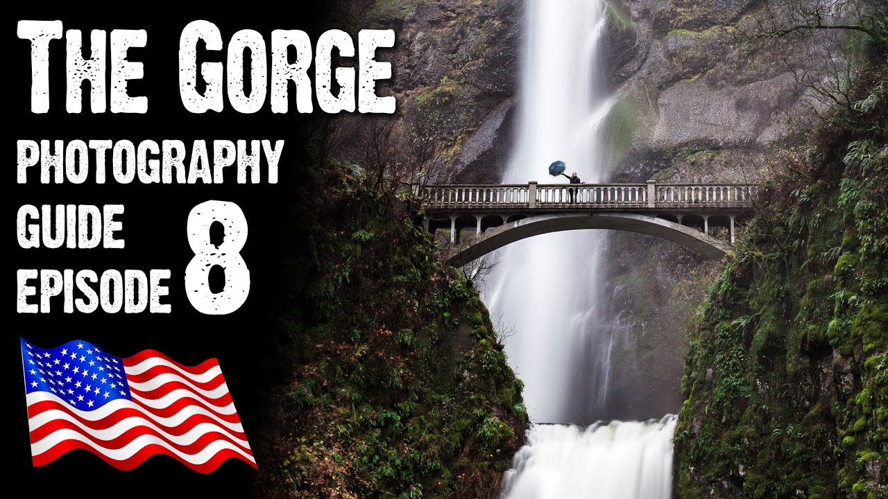 MULTNOMAH FALLS, Oneonta Gorge, LATOURELL - COLUMBIA RIVER GORGE 1/3 - Landscape Photography USA