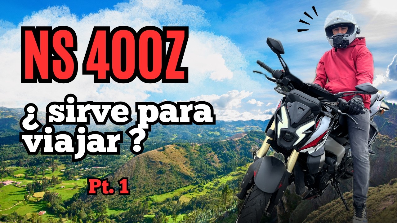 Pulsar NS400Z ¿Qué tal es viajar en ella? Prueba en Antioquia