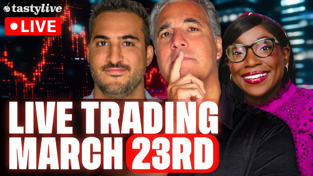 March 23rd, 2026 LIVE Stocks, Options & Futures Trading with Pros!(Market Open, Last Call & More)