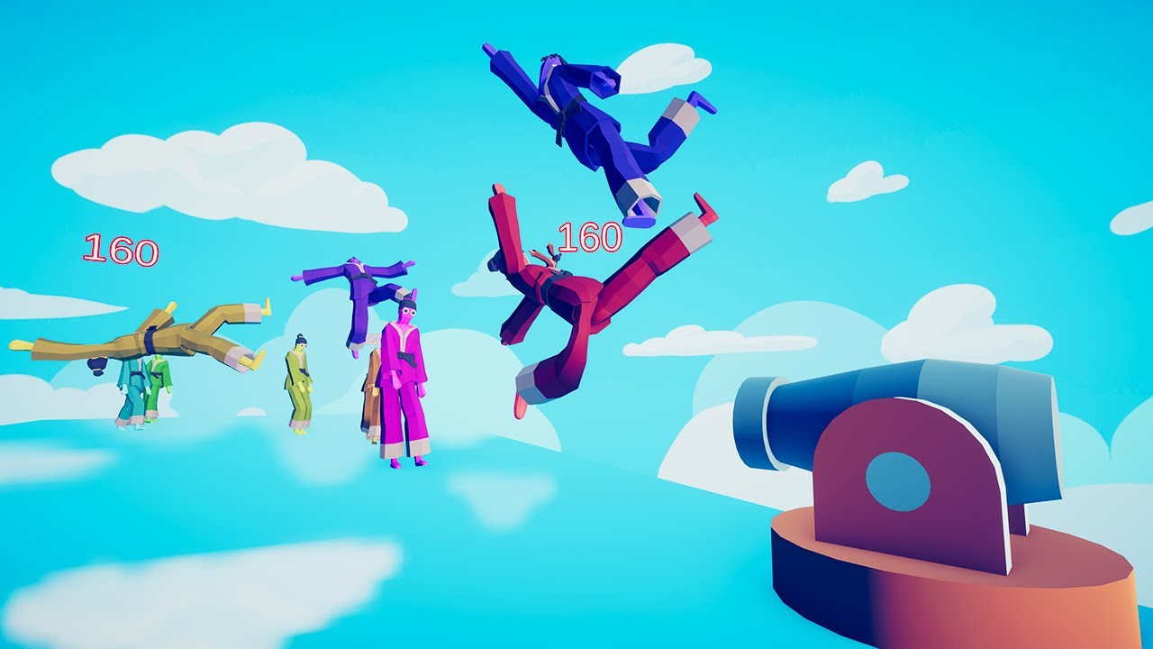 Battle Royale Challenge On The Cannon Chaos Map | Totally Accurate Battle Simulator TABS