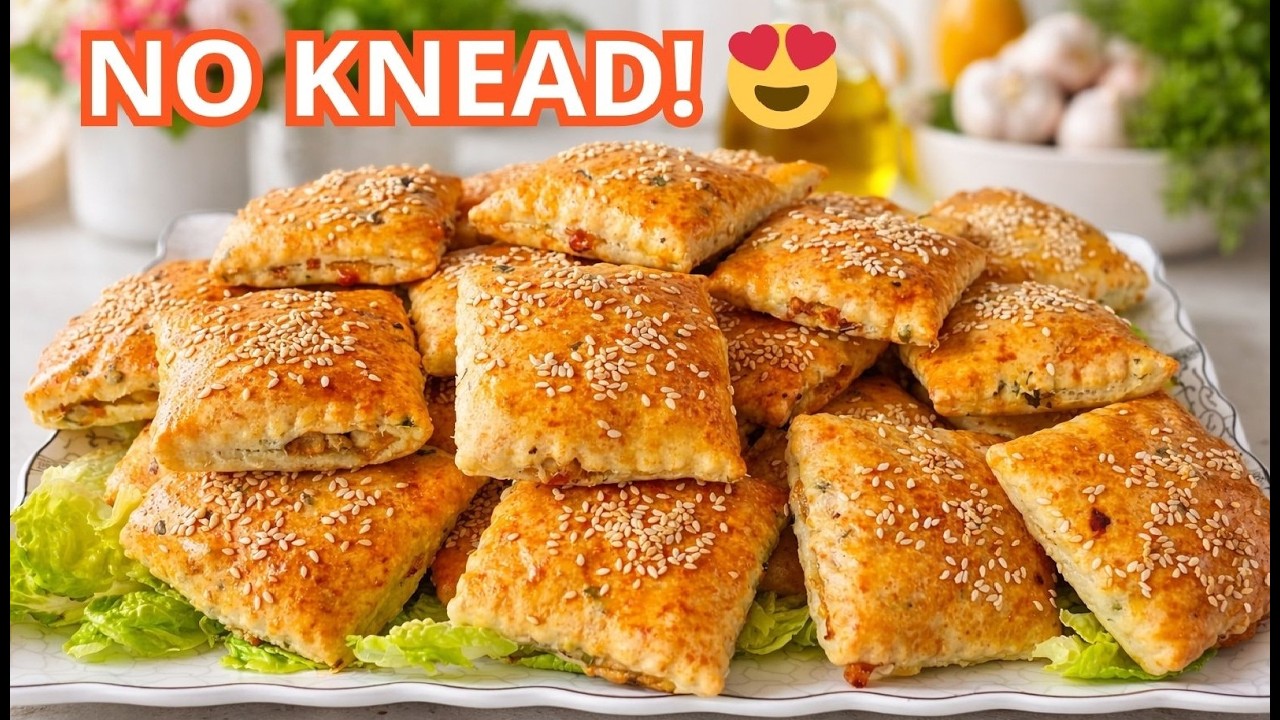 Easy Ramadan Savory Pastries Without Kneading | 100% Successful 😍