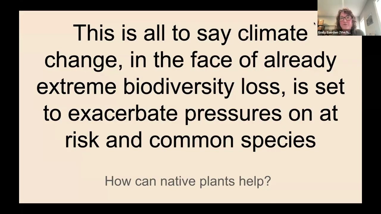 Gardening in Climate Change: Native Plants, Trees, & Ornamentals