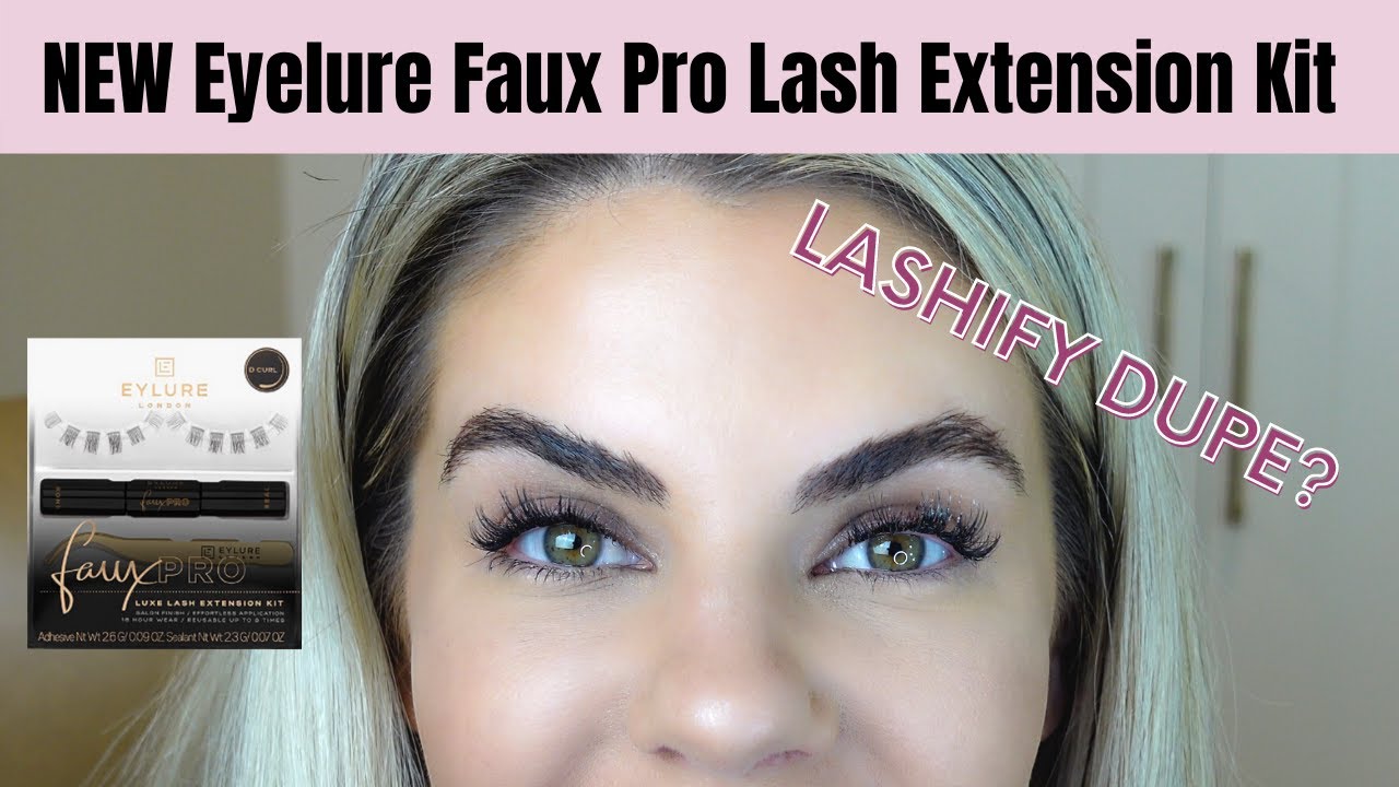NEW Eylure Faux Pro - At Home Eye Lash Extension Kit | Lashify Dupe?