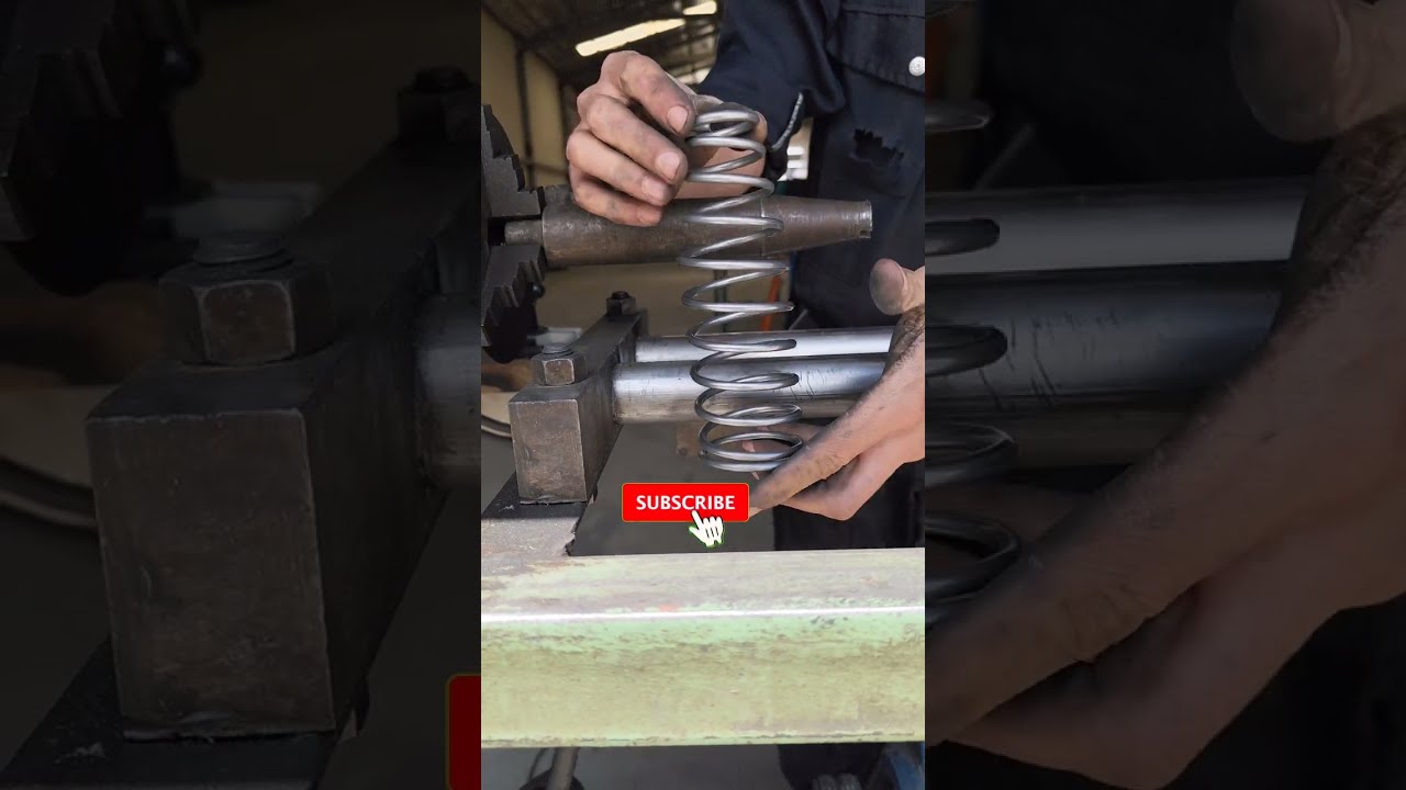 Conical compression spring.فنر فشاری کونیک