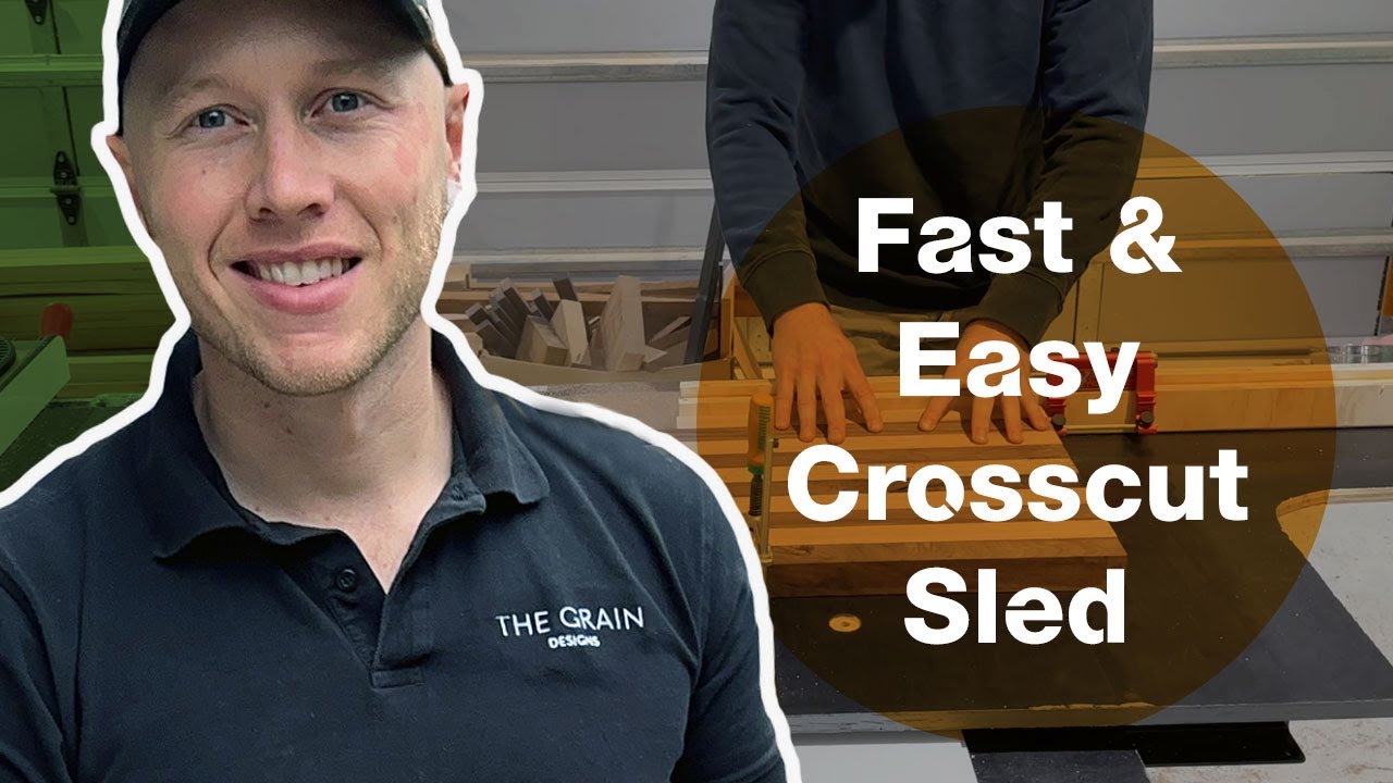 Simple and Easy Crosscut Sled with The Grain Designs
