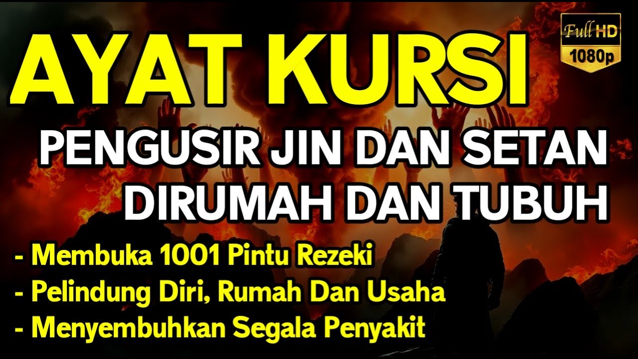 AYAT KURSI ~ PENGUSIR JIN DAN SETAN❗️❗️PUTAR SETIAP HARI, INSYAALLAH UNTUK PELINDUNG DIRI