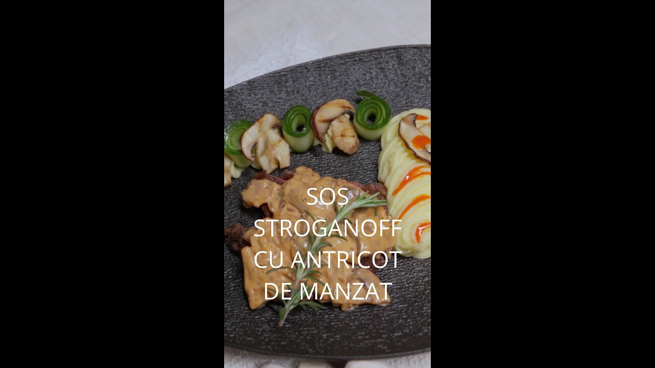 Beef Stroganoff cu Antricot de Mânzat | Rețeta Rapida,Usoara și Secretele unui Sos Cremos