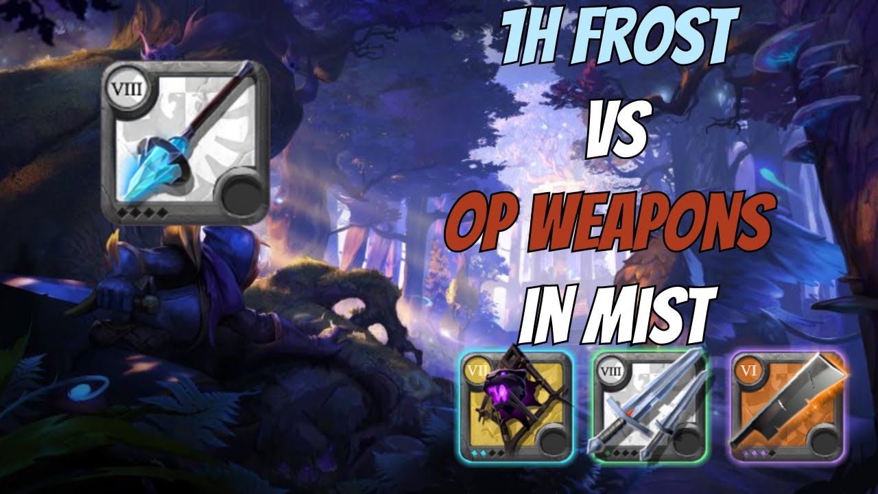 ALBION ONLINE | 1H FROST | vs EVERY OP WEAPONS IN MIST