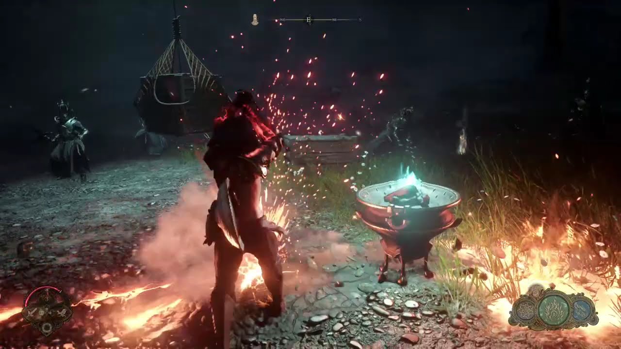 Soulframe - Gathering kindling for an Ode fire, with Mora's Hand