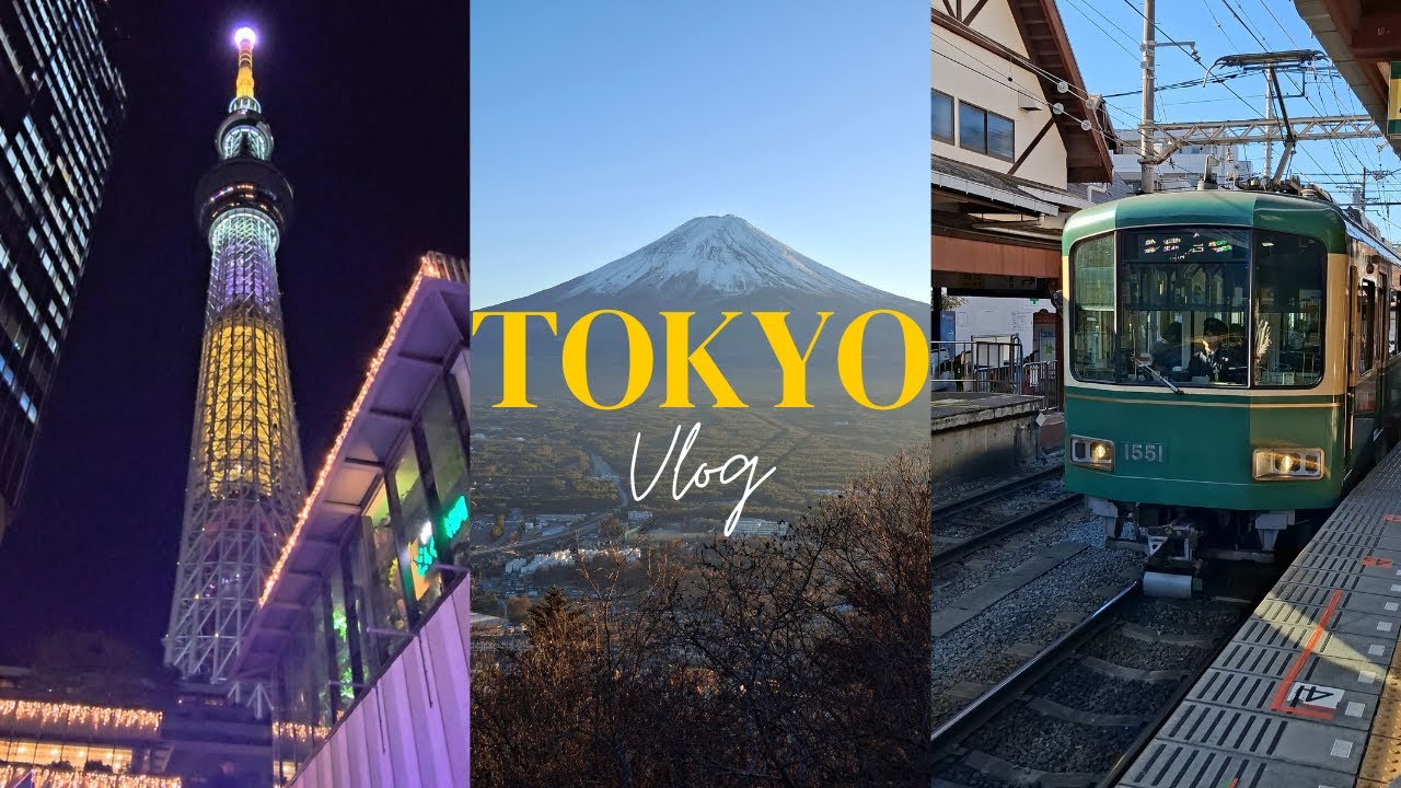 JAPAN VLOG 🗼 🇯🇵 | Tokyo, Kamakura & Mt. Fuji  (4K UHD)
