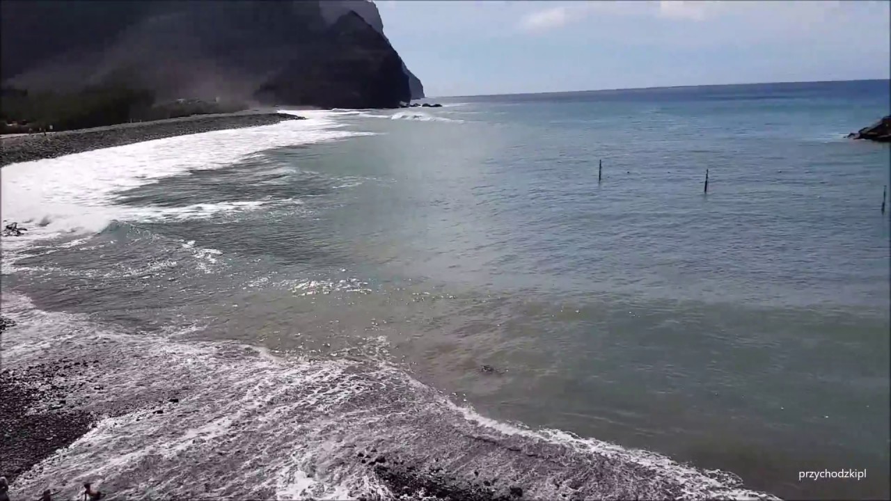 Gran Canaria - Puerto de la Aldea - Playa de La Aldea - beach - port / plaża - port