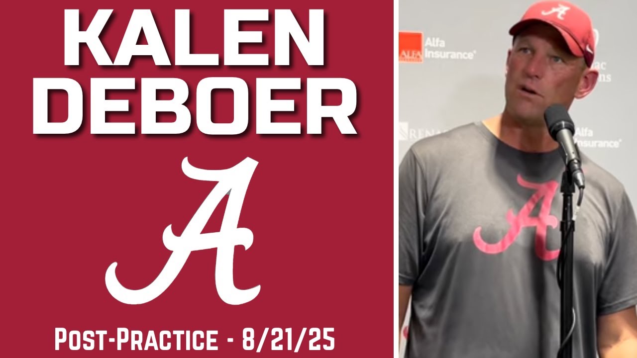 Kalen DeBoer Press Conference | INJURIES AT RB & OL | Alabama Crimson Tide Football | FSU Football