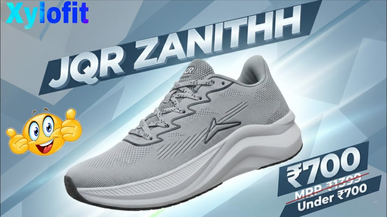 JQR ZANITHH SPORTS SHOES FOR MEN AFFORDABLE COMFORTABLE GREY COLOUR #shoes #unboxing #xylofit