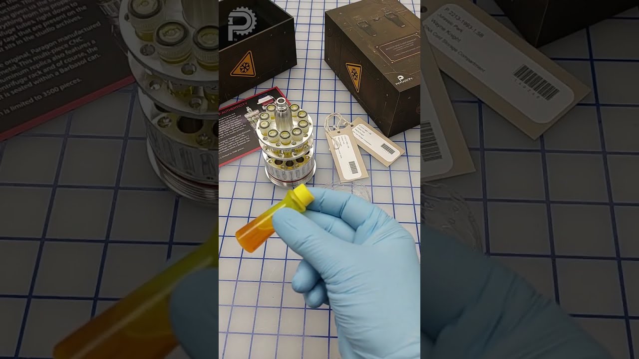 Paragon FX Group - Making Dino DNA for your Jurassic Park Cryo Can
