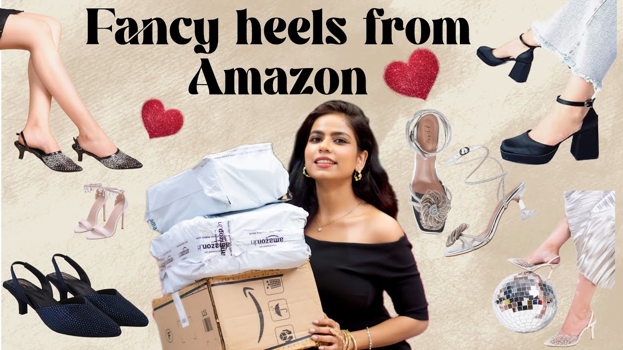 Fancy Heels from AMAZON👠 || Rugees Vini♥️