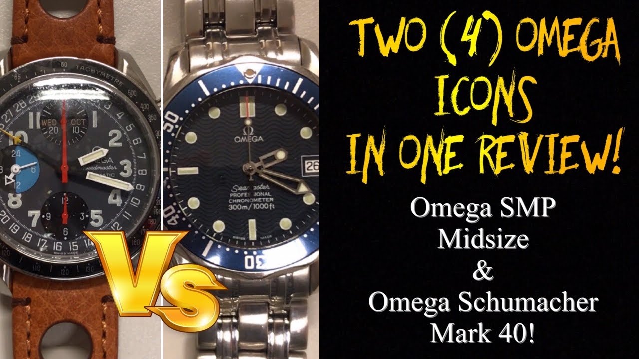 Seamaster Professional 300 & Mark 4 Speedmaster side by side review!!!