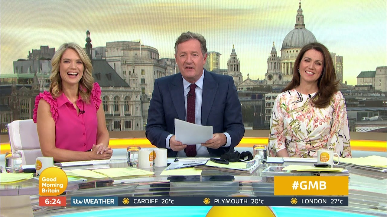 Piers Has Shin Pads Because of Charlotte's Kicking | Good Morning Britain