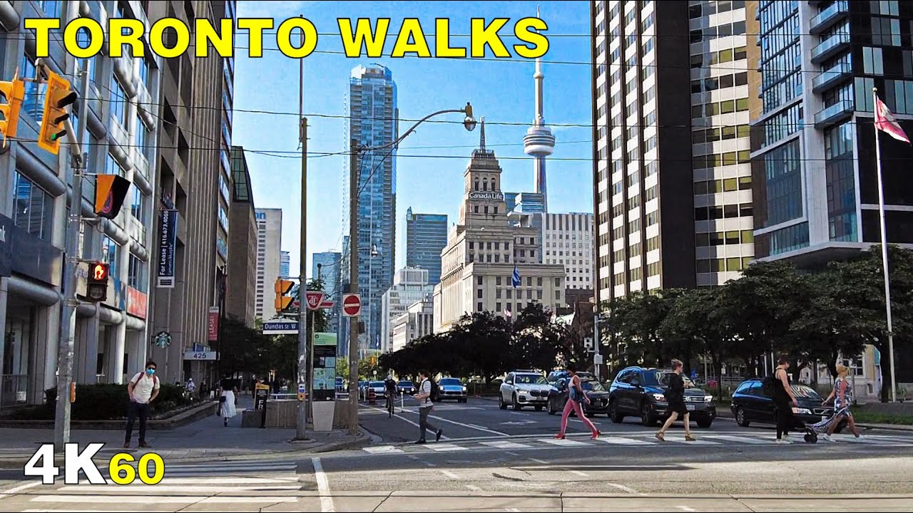 Morning Walk on University Avenue in Downtown Toronto (June 29, 2021)