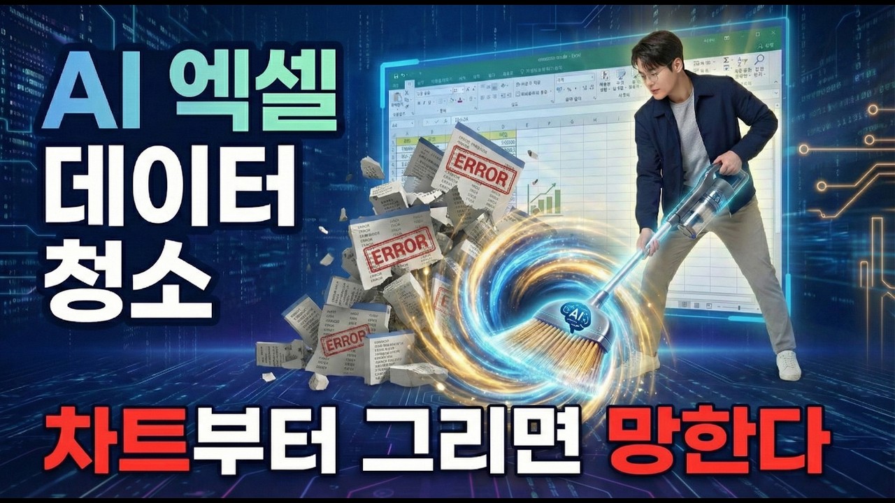 [AI 엑셀_01]  차트를 맡기려면 일단 데이터 정제부터