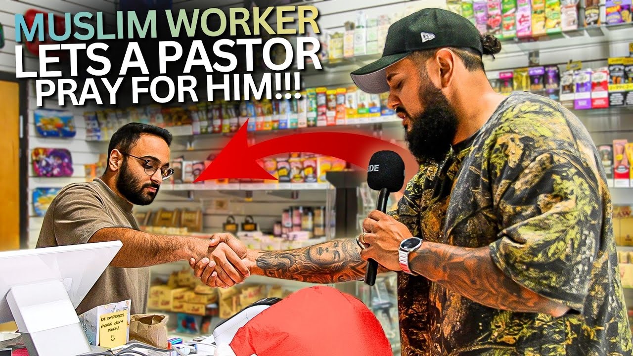Muslim Smoke Shop Worker Lets A Pastor Pray For Him!