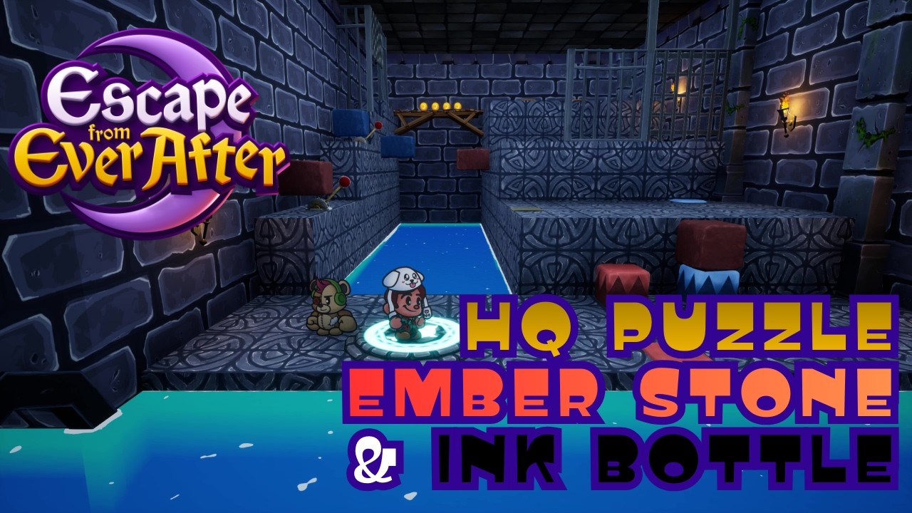 ESCAPE FROM EVER AFTER - HQ Ember Stone & Ink Bottle Chests Puzzle