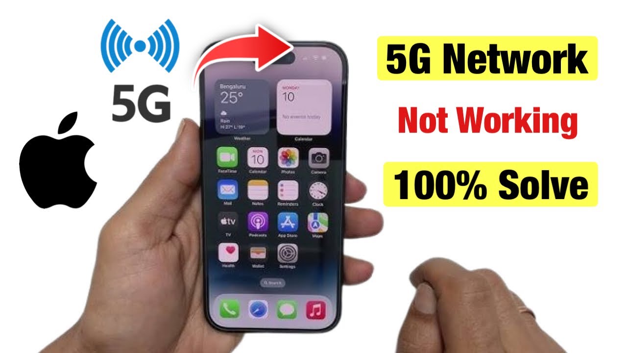 iPhone 5G Network Not Working | How To Solve 5G Network Problem In iPhone