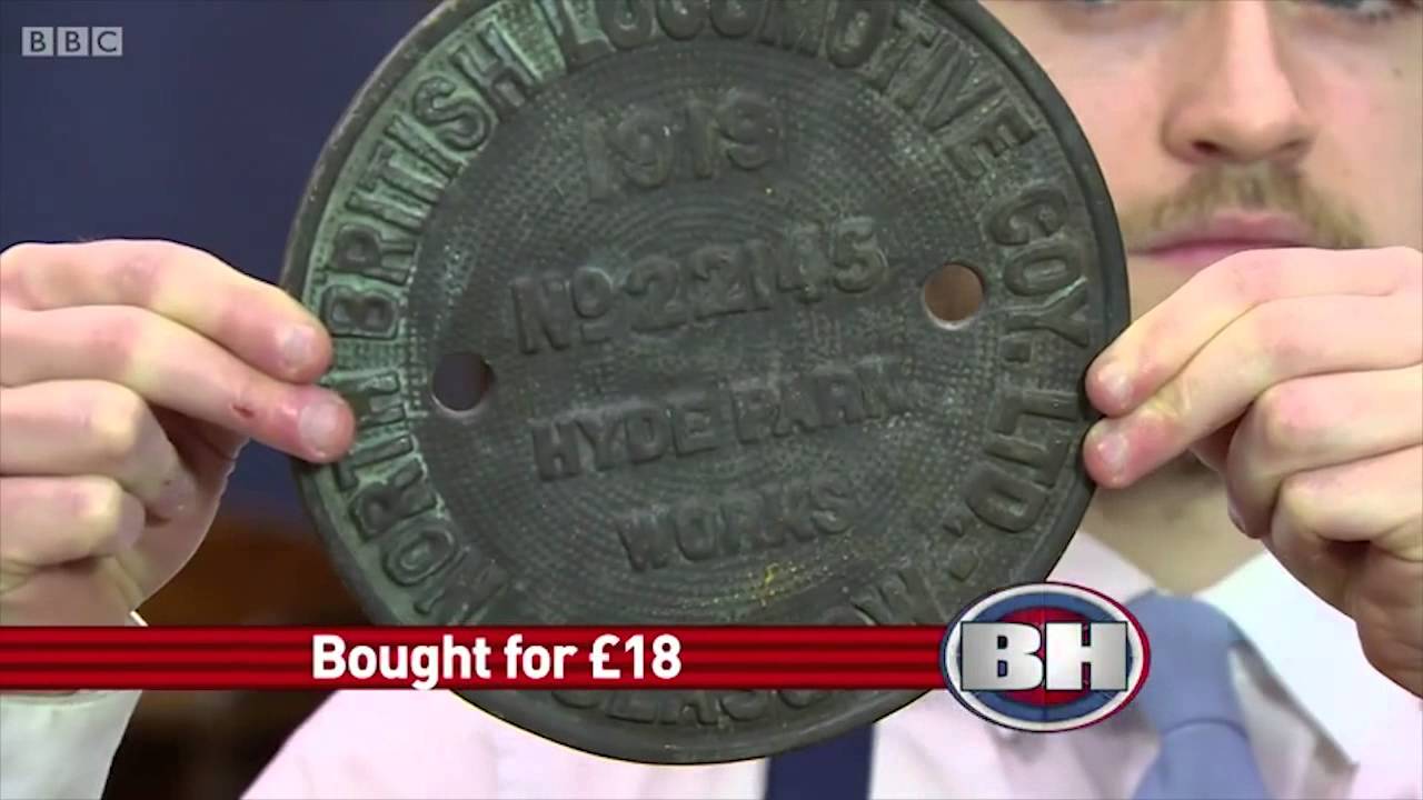 Bargain Hunt - Locomotive Company Plaque