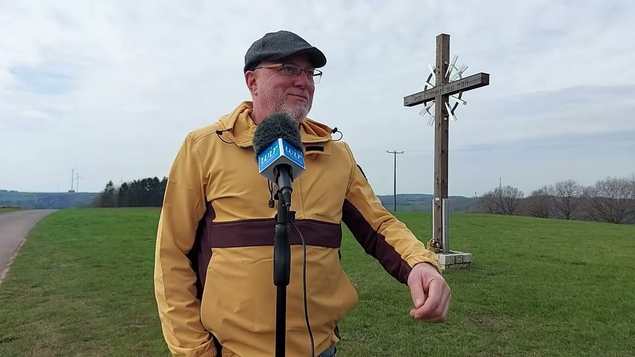 Osterfeuer am Gipfelkreuz in Bann