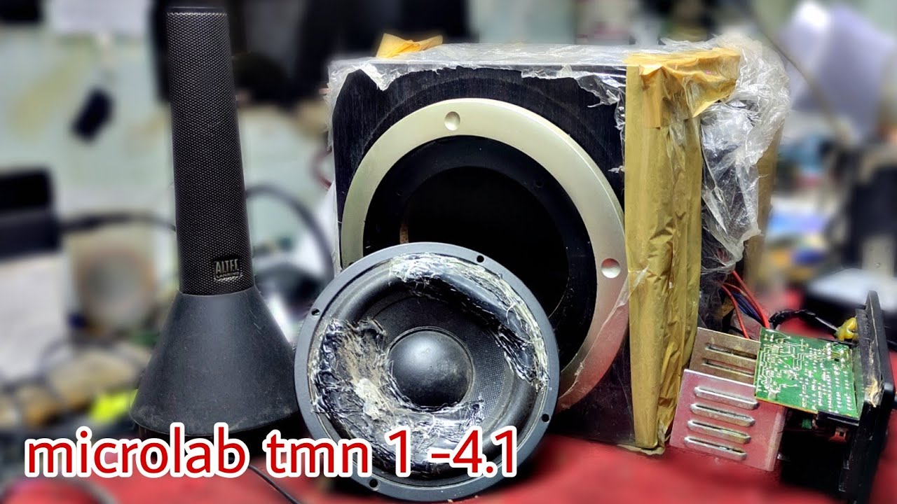 Repair Microlab TMN-1 Speaker No Bass No Audio 4.1 In Bangla 2021| Created by Afjal Hossain