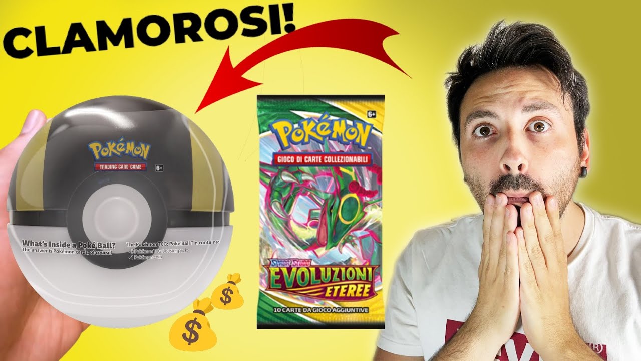 ATTENZIONE! Questo prodotto Pokemon E' CLAMOROSO! PACK RARI al suo interno!
