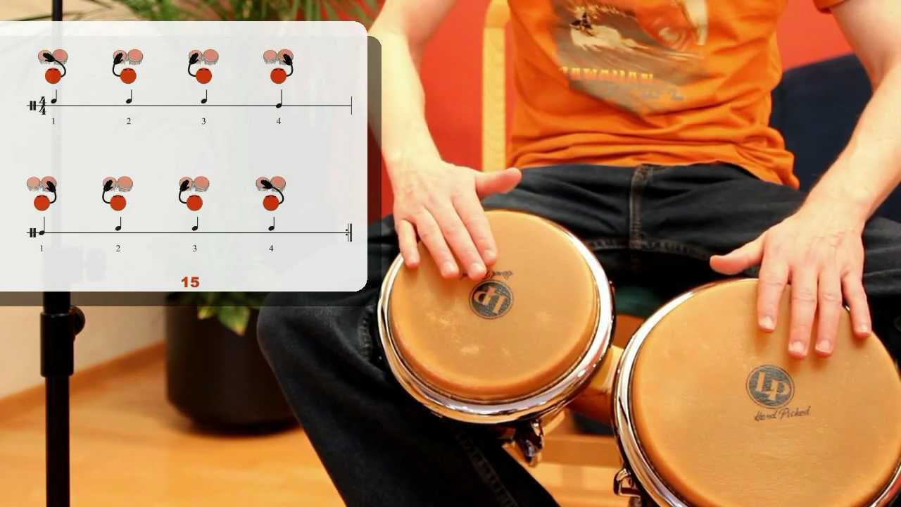 BONGOS LERNEN - Grundschläge, Rhythmen mit Zählen - S. 01-19