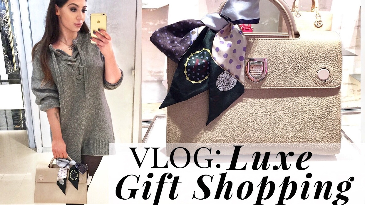 Vlog: LUXE GIFT SHOPPING  |  Dior, Gucci, Chanel