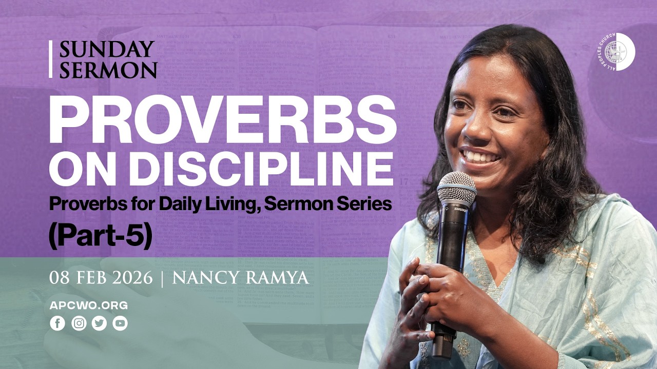 Proverbs on Discipline and Self-Control - Proverbs for Daily Living | Nancy Ramya