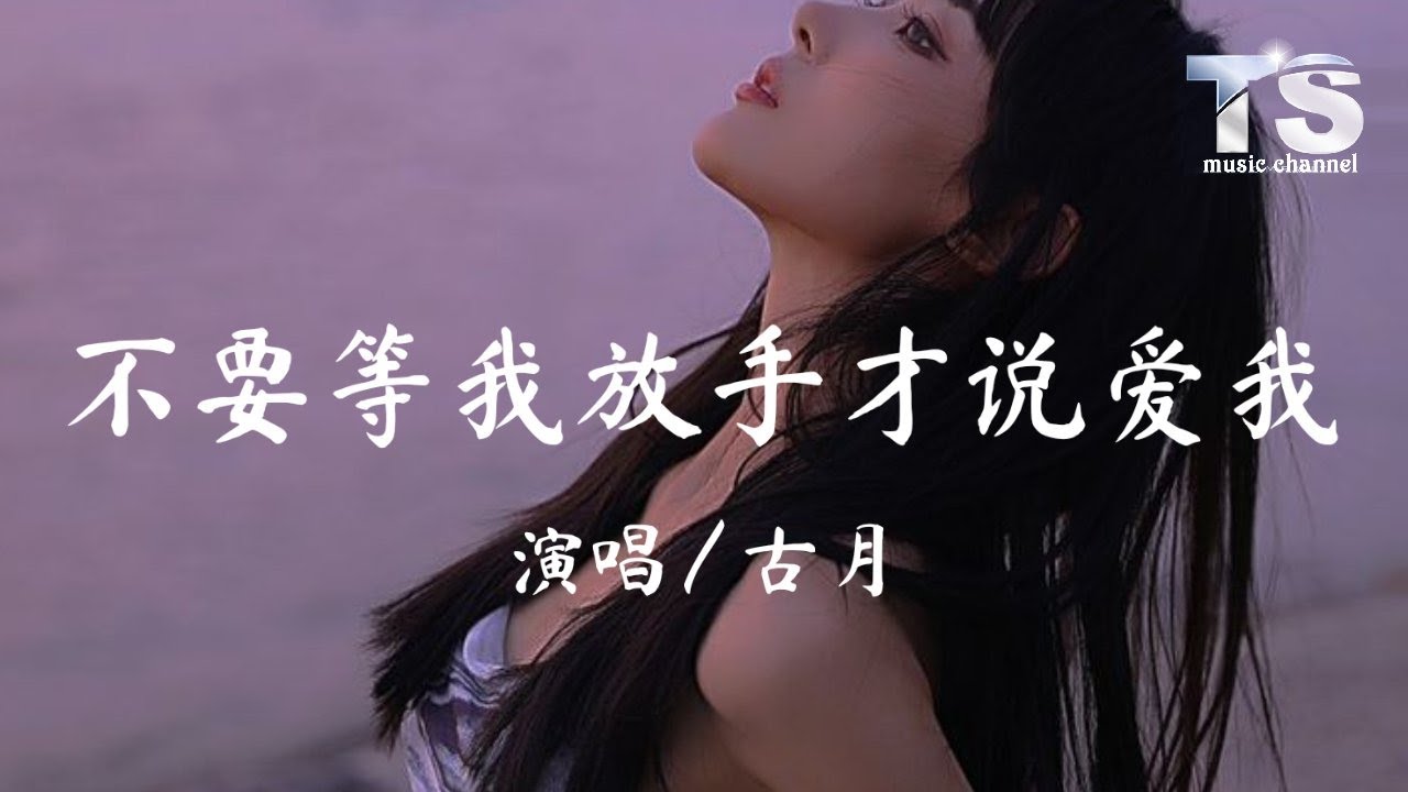 古月 - 不要等我放手才说爱我【动态歌词/Pinyin Lyrics】Gu Yue - Bu Yao Deng Wo Fang Shou Cai Shuo Ai Wo