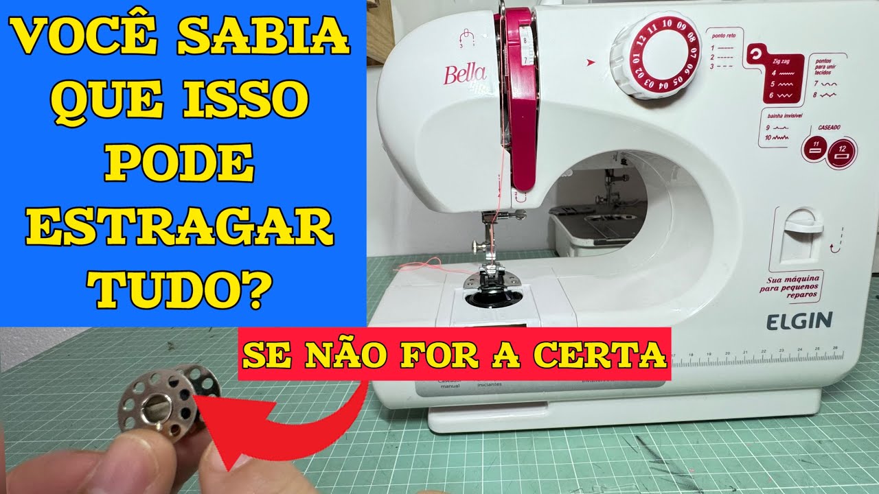 COMO PASSAR A LINHA NA MÁQUINA DE COSTURA ELGIN BELLA