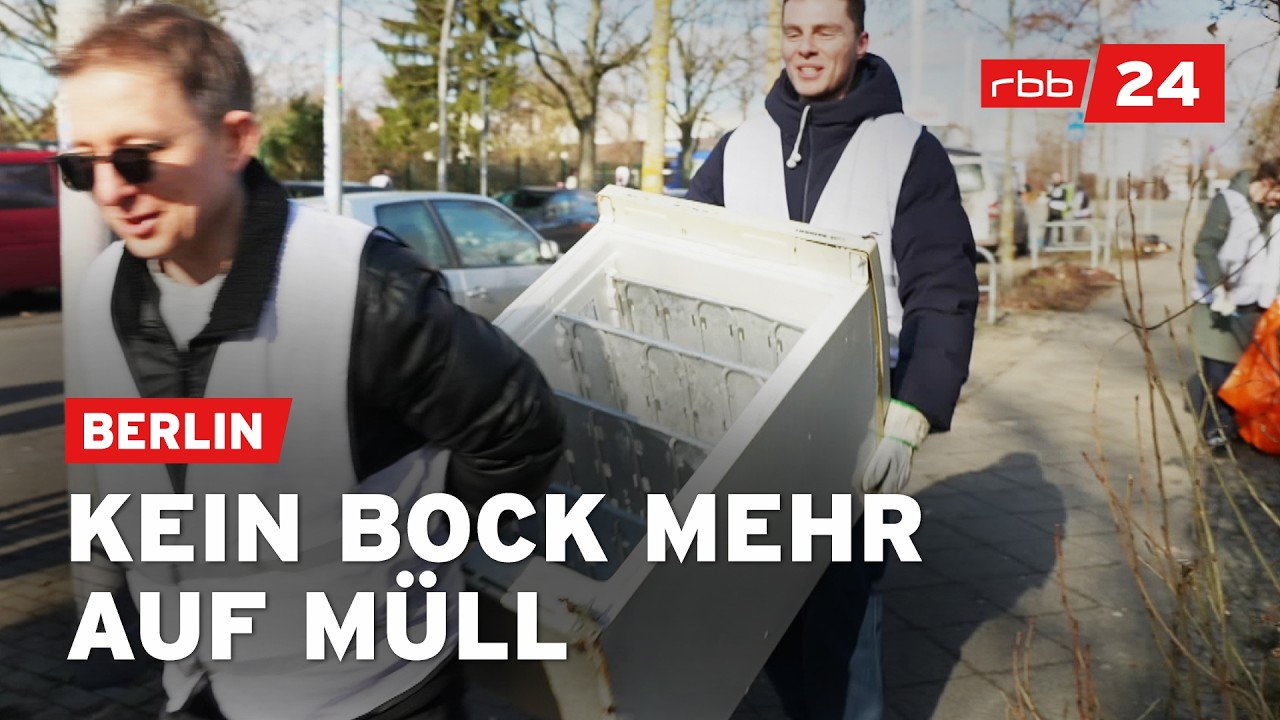 Genervte Berliner räumen Straßen jetzt selbst auf