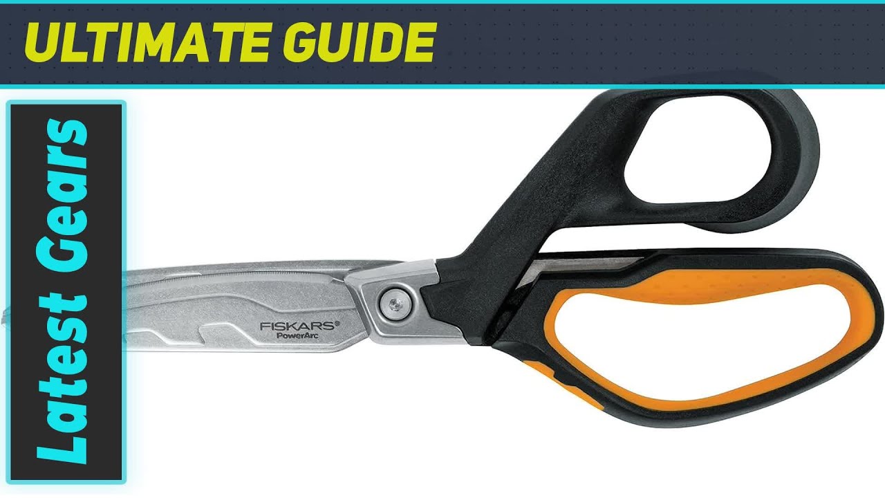 Fiskars PowerArc Heavy-Duty Scissors: The Ultimate Cutting Power