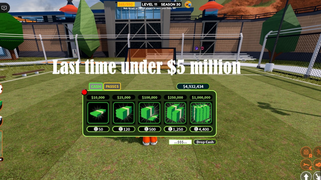 Grinding till $5 million in Roblox Jailbreak