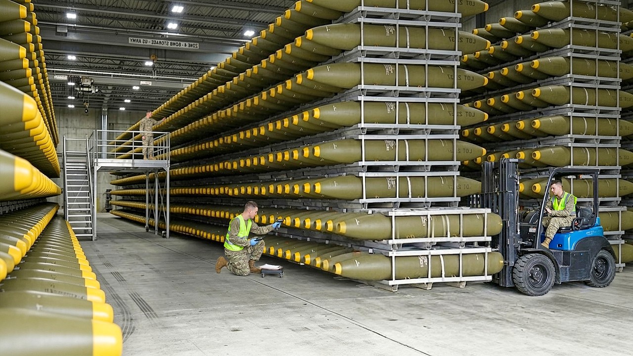 How US Military Stores Billions $ Worth of Scary Ammunition Inside Massive Hangars