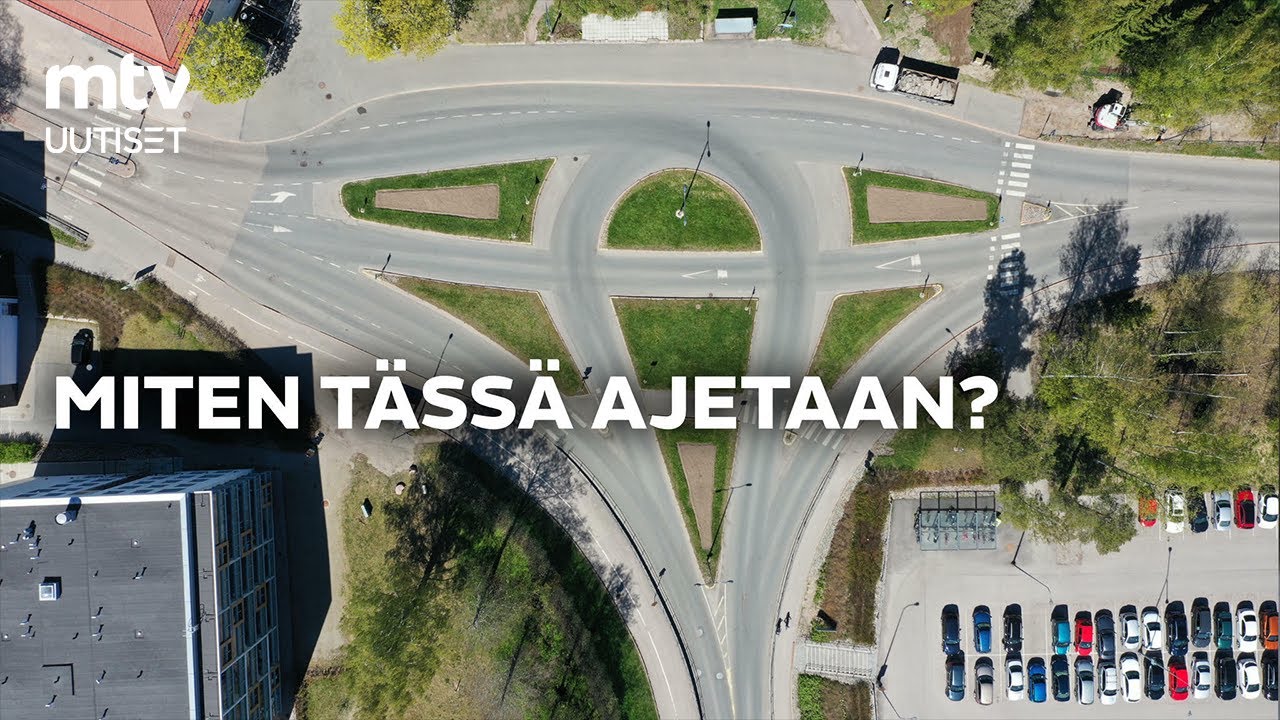 Osaisitko itse ajaa t&auml;ss&auml;? Kauniaisissa on risteys, jota poliisikin pit&auml;&auml; 