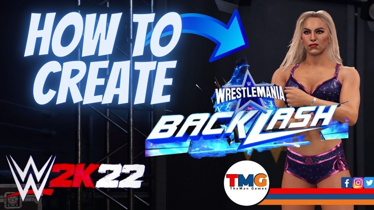 How To Create Charlotte Flair WrestleMania Backlash Attire WWE 2K22