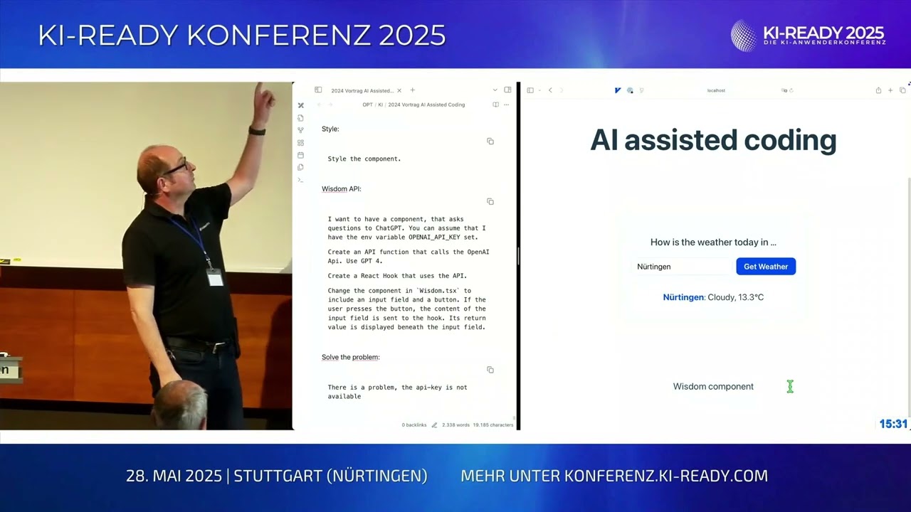 Der “AI-Powered” Developer - wie funktioniert das? | Goetz Markgraf | codecentric AG | KI-READY 2025