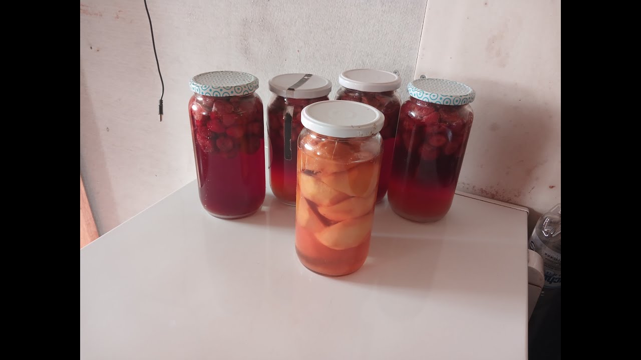 Como Hacer Conservas De Durazno y Uvas